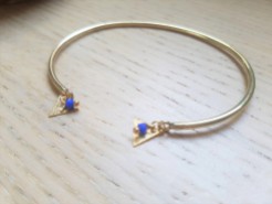 vieille morue droguerie kit bijoux aztèque diy bleu roi gold boucles oreille bracelet perles 4